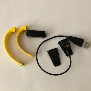 Fitbit Alta Fitness Tracker w/ Yellow Strap